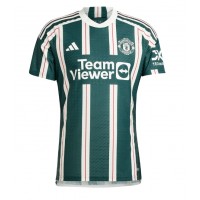 Camisa de time de futebol Manchester United Kobbie Mainoo #37 Replicas 2º Equipamento 2023-24 Manga Curta